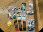 Te koop partij dart spullen dartpijlen darts flights shafts, Ophalen of Verzenden, Gebruikt, Pijlen