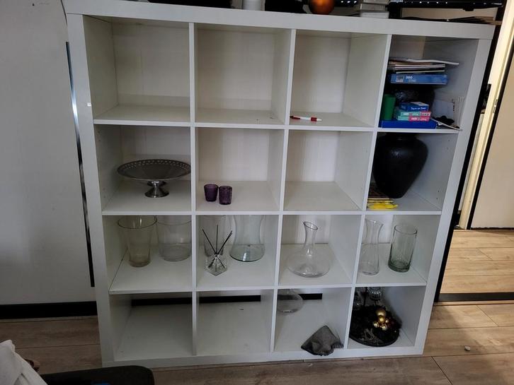Vakkenkast / Boekenkast - Wit, Huis en Inrichting, Kasten | Boekenkasten, Ophalen