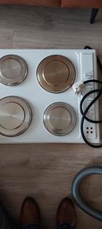 Elektrische kookplaat, Witgoed en Apparatuur, Kookplaten, Elektrisch, 4 kookzones, Vrijstaand, Gebruikt