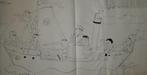 A.V.B. 1894-1934 Grootste tekening in collectie 1 1/2 meter!, Ophalen