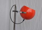 Gepo | Design | Vintage vloerlamp | Enkele bollamp | Oranje, Ophalen of Verzenden, Zo goed als nieuw, Vintage | mid century | 70ties | Retro | Bollamp | BLF | Quality