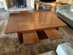 Unieke antieke salontafel met uitschuifbare plateaus, Ophalen, Gebruikt, 100 tot 150 cm, Klassiek/Landelijk