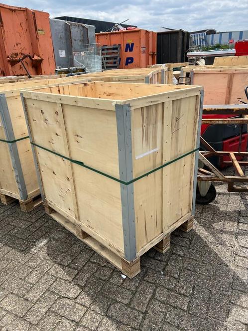 houten verhuis kratten openhaard kratten stapelbaar boxen, Doe-het-zelf en Verbouw, Kratten en Dozen, Zo goed als nieuw, Krat