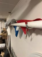 Vlaggenmast te koop met vlag en wimpels - 6 meter, Ophalen of Verzenden, Gebruikt