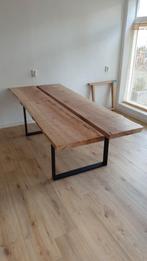 Kantoortafel met sleuf, zelf geprepareerd, zeer degelijk, Ophalen, 100 tot 150 cm, 200 cm of meer, Zo goed als nieuw