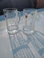 Jupiler Bierglazen met Handvat - Set van 2, Huis en Inrichting, Ophalen of Verzenden, Gebruikt
