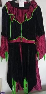 Heksenkostuum inclusief hoed, Maat 38/40 (M), Carnaval, Nieuw, De Greef