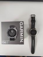 Garmin Fenix 7 Multisport GPS Horloge, Sieraden, Tassen en Uiterlijk, Smartwatches, Ophalen, Zwart, Garmin, Zo goed als nieuw