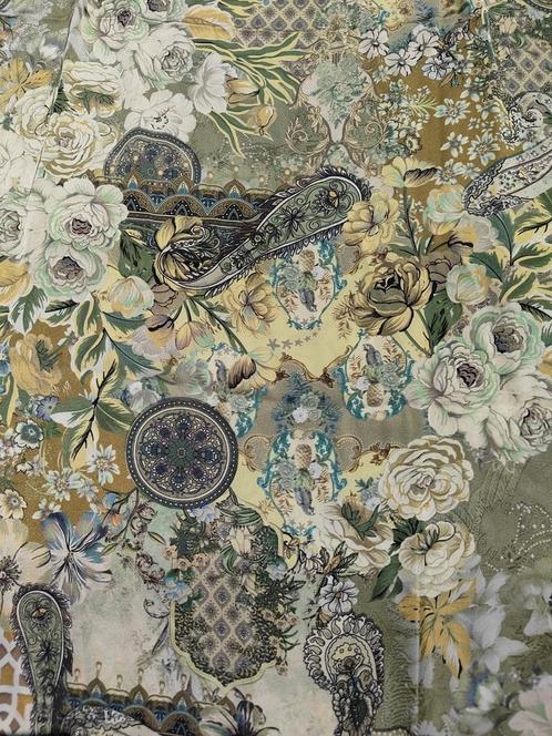 100% satijn Paisley, Hobby en Vrije tijd, Stoffen en Lappen, Nieuw, Katoen, 120 cm of meer, 30 tot 200 cm, Ophalen of Verzenden