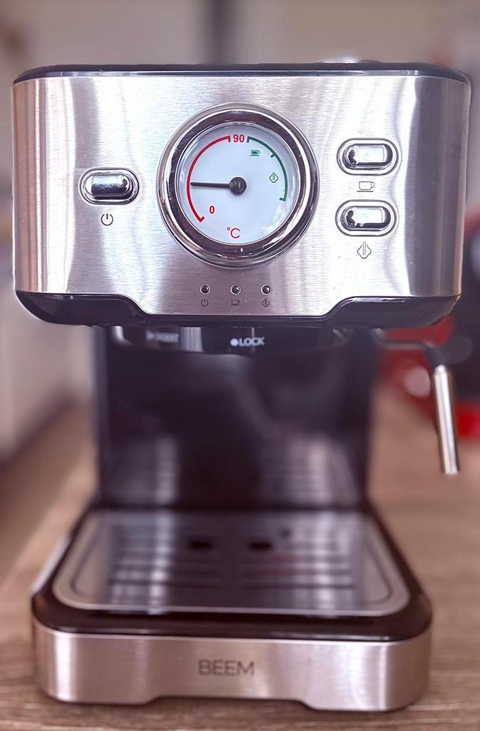 Super espressomachine topmerk BEEM - NIEUW, Witgoed en Apparatuur, Koffiezetapparaten, Nieuw, Gemalen koffie, Koffiepads en cups