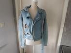 zgan destroyed denim biker jasje Supertrash, mt 36, Kleding | Dames, Supertrash, Zo goed als nieuw, Jasje, Maat 36 (S)