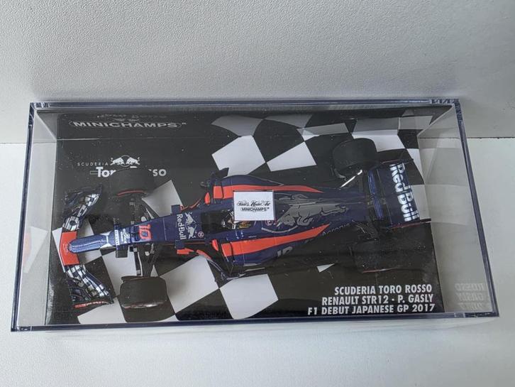 1/43 Pierre Gasly F1 Debut 2017 (L.E.) * NIEUW *, Hobby en Vrije tijd, Modelauto's | 1:43, Nieuw, Auto, MiniChamps, Ophalen of Verzenden