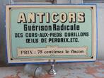 Antiek reclamebord uit apotheek van 1910, Ophalen of Verzenden, Zo goed als nieuw, Reclamebord