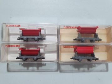 FLEISCHMANN PICCOLO 8500 kiepwagon 4 stuks, in doosjes beschikbaar voor biedingen