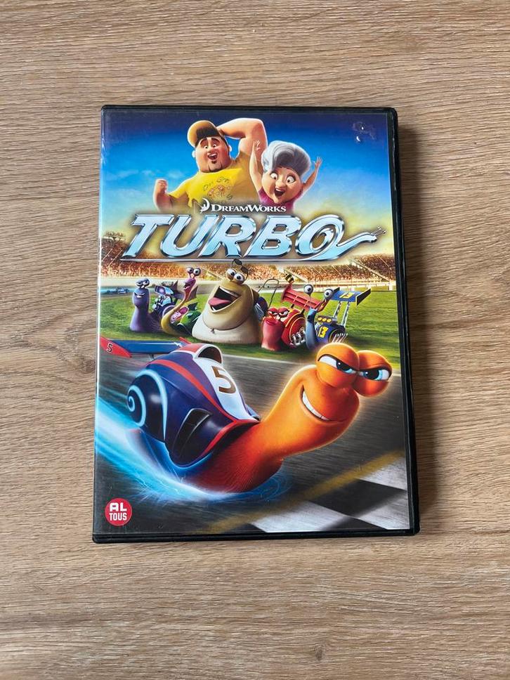Turbo DVD - Avontuur voor het hele gezin!, Cd's en Dvd's, Dvd's | Kinderen en Jeugd, Zo goed als nieuw, Film, Avontuur, Alle leeftijden