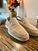 ZGAN Stijlvolle Manfield Beige suède loafers schoenen Mt42, Ophalen of Verzenden, Zo goed als nieuw, Overige kleuren, Loafers