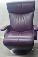Leolux Helical fauteuil, Ophalen, Zo goed als nieuw, 75 tot 100 cm, Leer