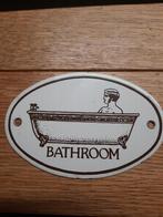 Dodo oval sign. Bathroom.  Emaille, Ophalen of Verzenden