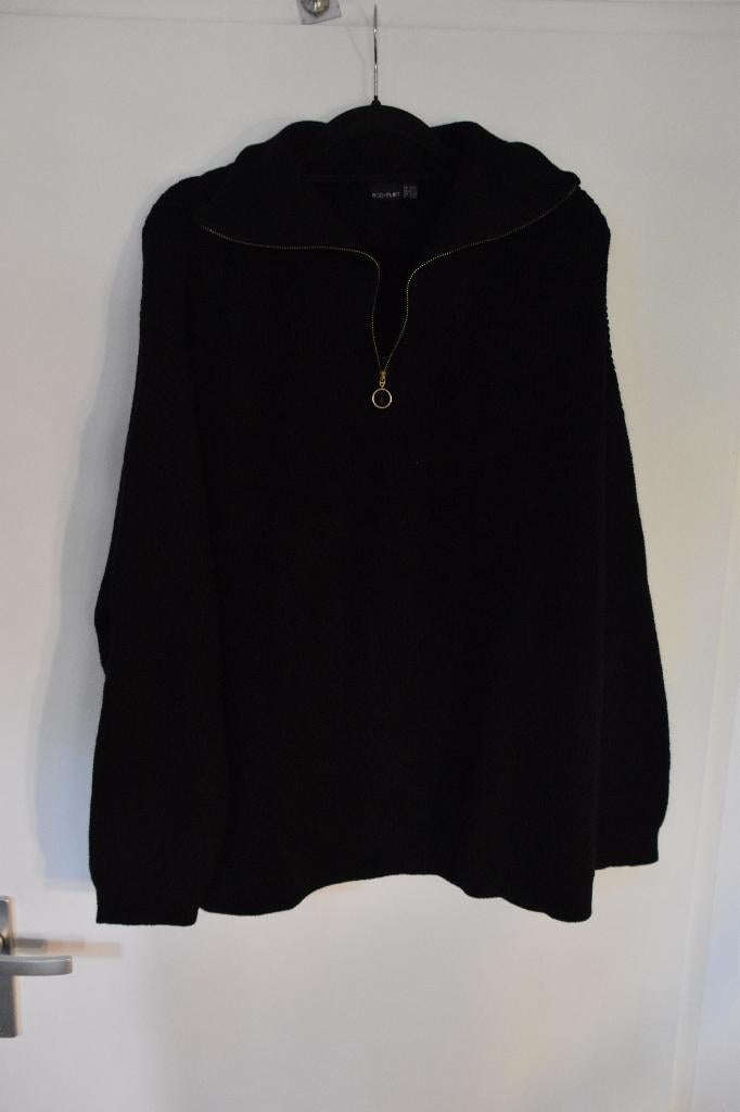 leuke nieuwe zwarte schipperstrui maat 48/50 Bodyflirt, Kleding | Dames, Zwart, Nieuw, Ophalen of Verzenden, Broek of Spijkerbroek