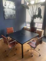 Vergadertafel met 4x Eames replica, Ophalen, Met wielen, Gebruikt, Bureau