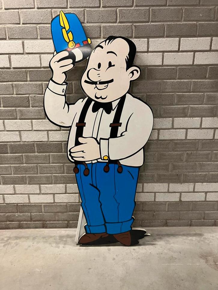 Welkomsbord Man met Hoed, Antiek en Kunst, Kunst | Beelden en Houtsnijwerken, Ophalen