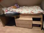 Kajuitbed Milky, Ophalen, 85 tot 100 cm, Zo goed als nieuw, Matras