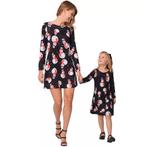 Moeder & KIND foute kerst jurk 92 t/m 130 + dames maten, Ophalen of Verzenden, Nieuw, Meisje, Jurk of Rok