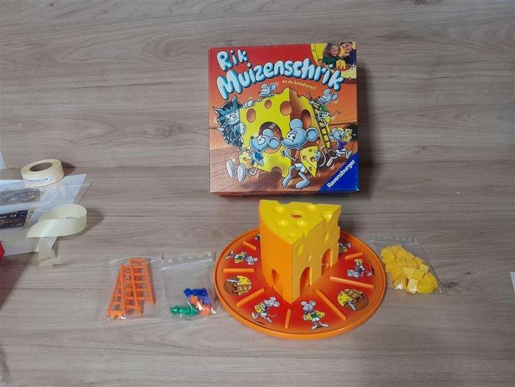 Rik muizenschrik - s1998, Hobby en Vrije tijd, Gezelschapsspellen | Bordspellen, Zo goed als nieuw, Ophalen of Verzenden