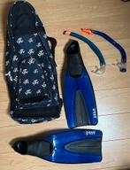Snorkelset met tas voor kinderen, Ophalen of Verzenden, Gebruikt, Snorkelset