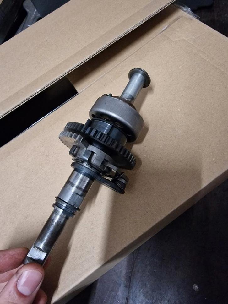 Kreidler Kickstart as 4 en 5 bak indirect, helemaal compleet, Fietsen en Brommers, Brommeronderdelen | Kreidler, Gebruikt, Blok