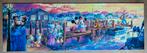 Disney puzzel Tenyo panorama glow in the dark, Ophalen of Verzenden, 500 t/m 1500 stukjes, Zo goed als nieuw, Legpuzzel