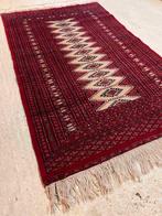 Handgeknoopt Perzisch tapijt dieprood 126/79, Gebruikt, 50 tot 100 cm, 100 tot 150 cm, Etten-Leur