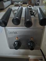 CaterTech Sandwich profesionele toaster tosti apparaat, Ophalen of Verzenden, Gebruikt, Uitneembare kruimellade