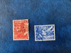 Legioenzegels 1942 NVPH 402-403, Postzegels en Munten, Postzegels | Nederland, Verzenden, Na 1940, Gestempeld