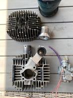 Te koop 70 cc vhs set met zuiger kop en carb, Ophalen of Verzenden, Zo goed als nieuw, Cilinder
