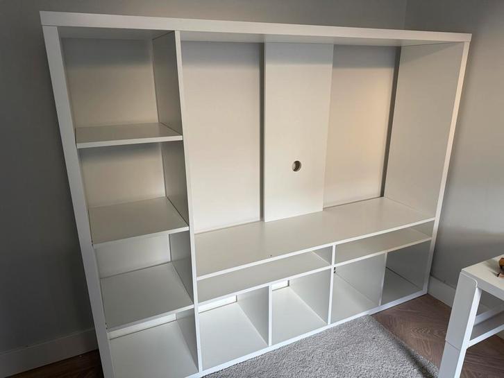 IKEA Lappland TV-meubel - wit, Huis en Inrichting, Kasten | Boekenkasten, Gebruikt, 150 tot 200 cm, Minder dan 100 cm, 25 tot 50 cm