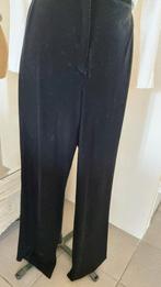 Velours broek zwart 42, Kleding | Dames, Zwart, Ophalen of Verzenden, Zo goed als nieuw, Lang