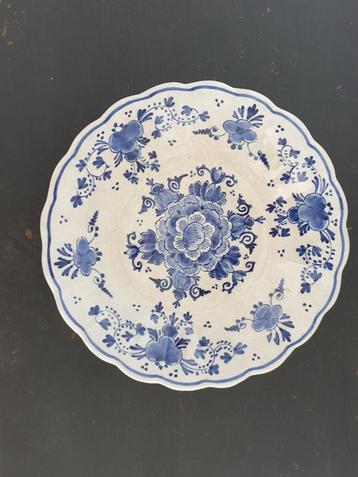 Delfts Blauw Bord - 1830 - ca. 21 cm beschikbaar voor biedingen