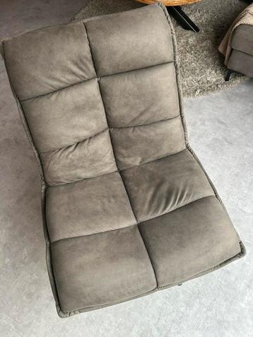 Zgan grijsgroene fauteuil