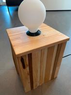 HoutenHart: tafellamp, Ophalen of Verzenden, Nieuw, Hout, Minder dan 50 cm