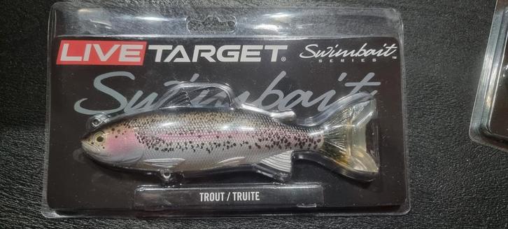 Live Target Swimbait - Nieuw in verpakking!, Watersport en Boten, Hengelsport | Roofvissen, Nieuw, Ophalen of Verzenden