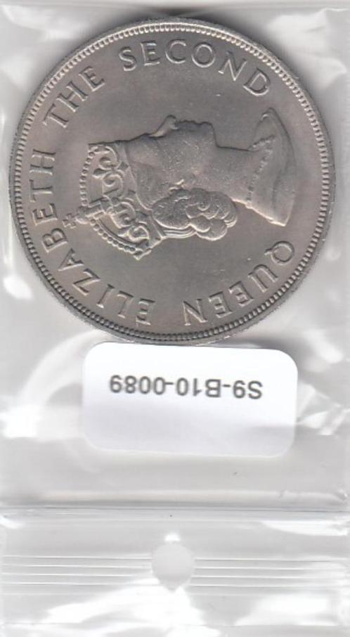 S9-B10-0089 Jersey 5 Shillings MS63 1966 KM28, Postzegels en Munten, Munten | Europa | Niet-Euromunten, Overige landen, Verzenden