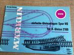 Marklin 0379 banenboek voor de K raik 2100 nummering, Ophalen of Verzenden, Zo goed als nieuw, Wisselstroom, Märklin