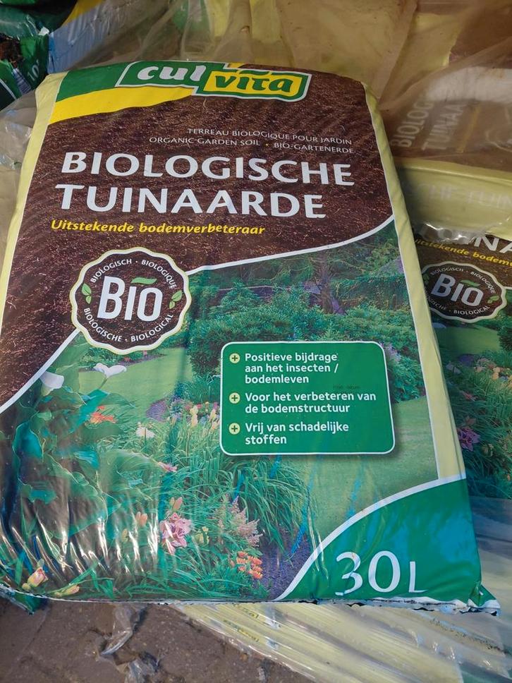 Biologische Tuinaarde - 30L Zak, Tuin en Terras, Aarde en Mest, Tuinaarde, Ophalen