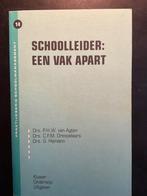 Schoolleider: een vak apart, Boeken, Gelezen, Sociale wetenschap, Ophalen of Verzenden, Van Agten