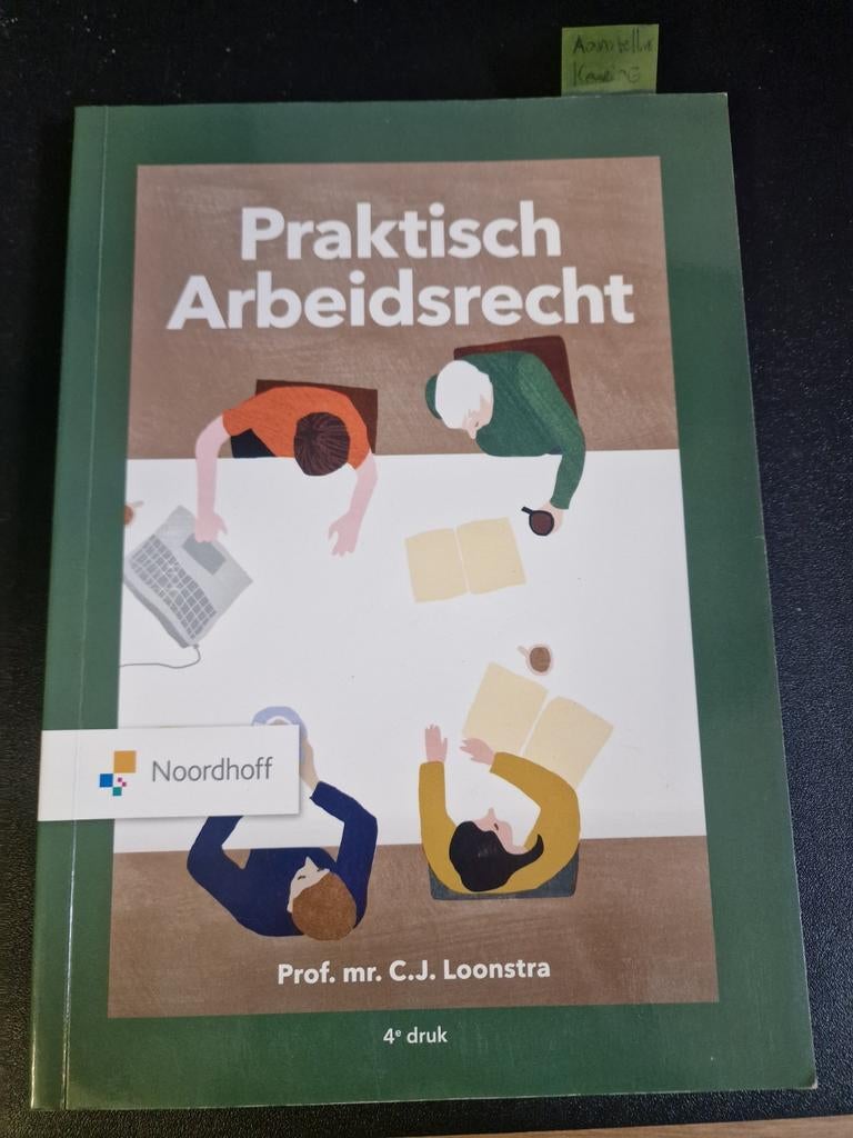 Praktisch Arbeidsrecht - Loonstra, 4e druk, Boeken, Studieboeken en Cursussen, Ophalen of Verzenden, Zo goed als nieuw, HBO, Prof. mr. C.J. Loonstra