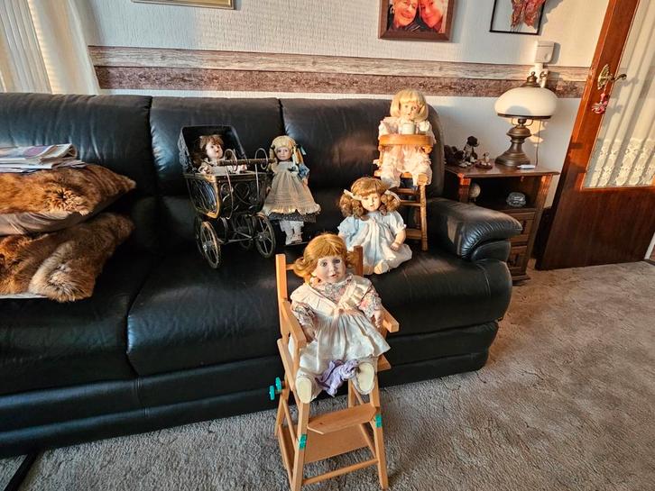 Vintage Poppen Collectie, Verzamelen, Poppen, Gebruikt, Pop, Levensecht of Reborn, Ophalen