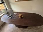 Ovaalvormige eettafel mangohout, Huis en Inrichting, Tafels | Eettafels, Ophalen, Gebruikt, 100 tot 150 cm, 200 cm of meer