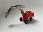 model O&K hydraulische graafmachine wielen Matchbox 1/50, Ophalen of Verzenden, Gebruikt, Hijskraan, Tractor of Landbouw, Matchbox