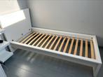 Ikea Malm éénpersoonsbed wit 90x200 cm, Huis en Inrichting, Slaapkamer | Bedden, Ophalen, Gebruikt, 90 cm, Eenpersoons